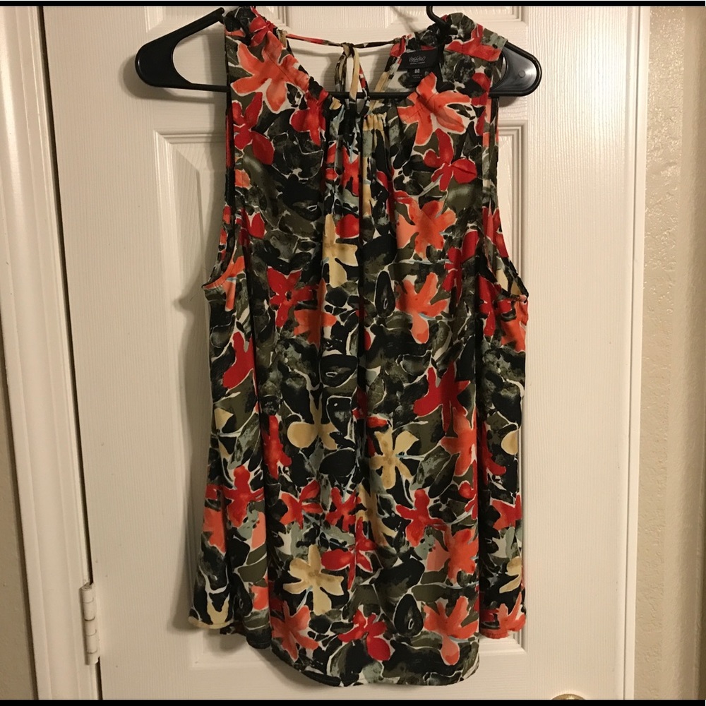 Mossimo flowery blouse